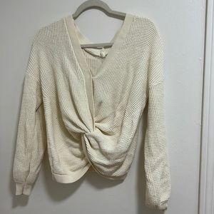 Sweater knit cream